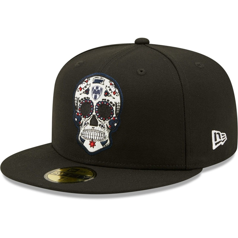 New Era Black CF Monterrey 59FIFTY Sugar Skull Fitted Hat
