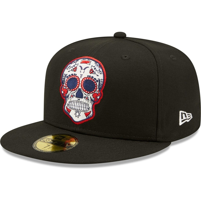 New Era Black Chivas 59FIFTY Sugar Skull Fitted Hat