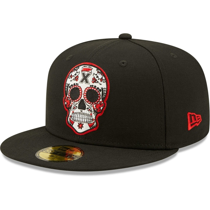New Era Black Club Tijuana 59FIFTY Sugar Skull Fitted Hat