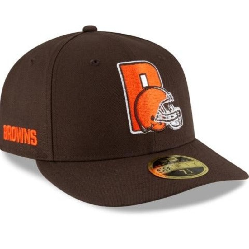 New Era Cleveland Browns Logo Mix Low Profile 59fifty Fitted Hat