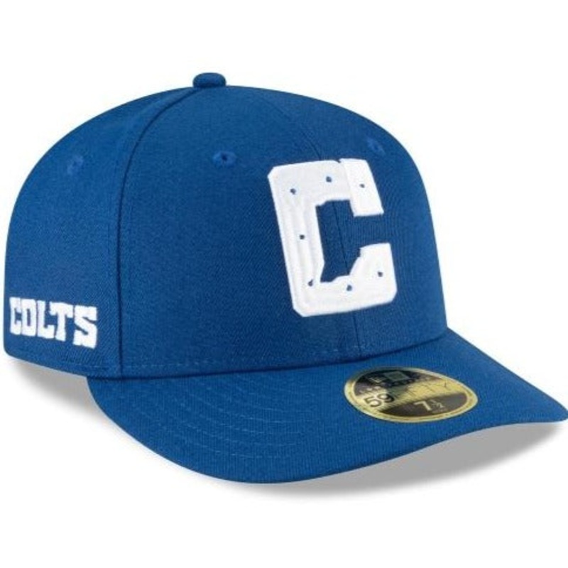 New Era Indianapolis Colts Logo Mix Low Profile 59fifty Fitted Hat