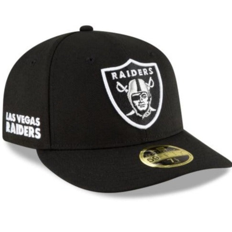 New Era Las Vegas Raiders Logo Mix Low Profile 59fifty Fitted Hat