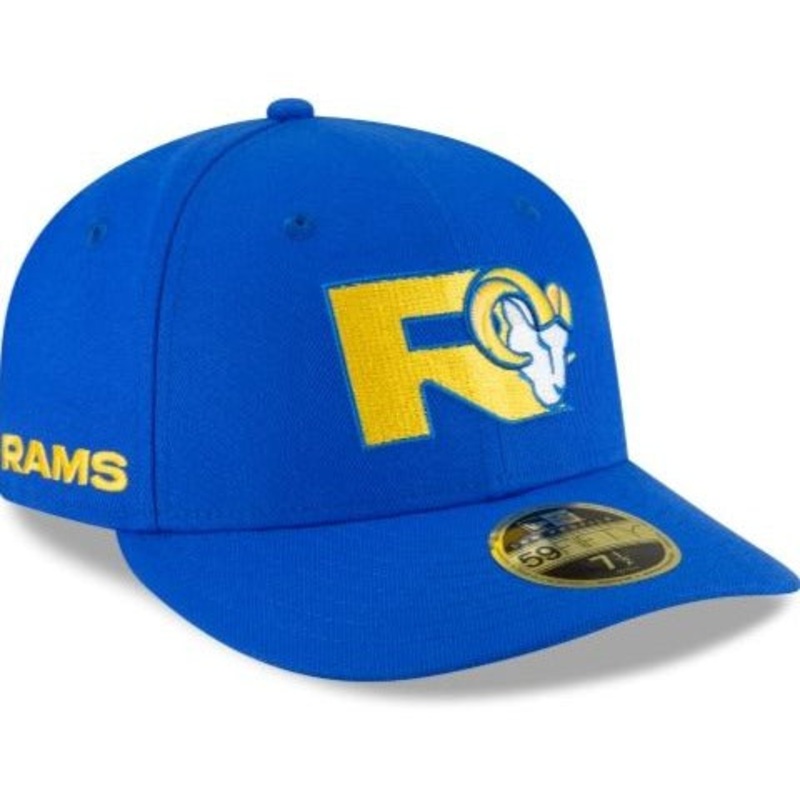 New Era Los Angeles Rams Logo Mix Low Profile 59fifty Fitted Hat