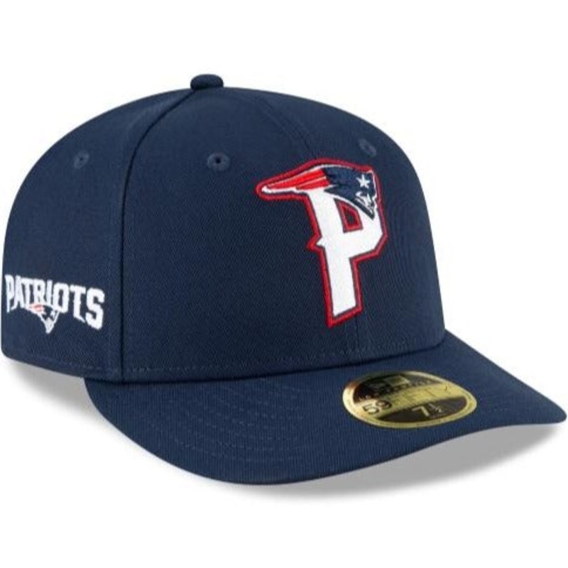 New Era New England Patriots Logo Mix Low Profile 59fifty Fitted Hat