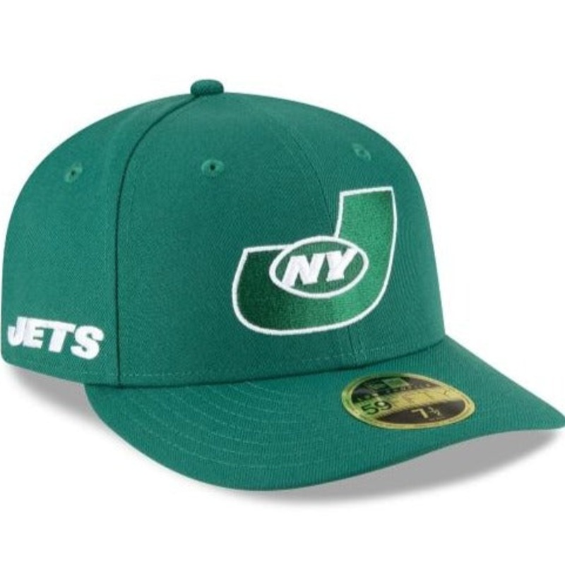 New Era New York Jets Logo Mix Low Profile 59fifty Fitted Hat