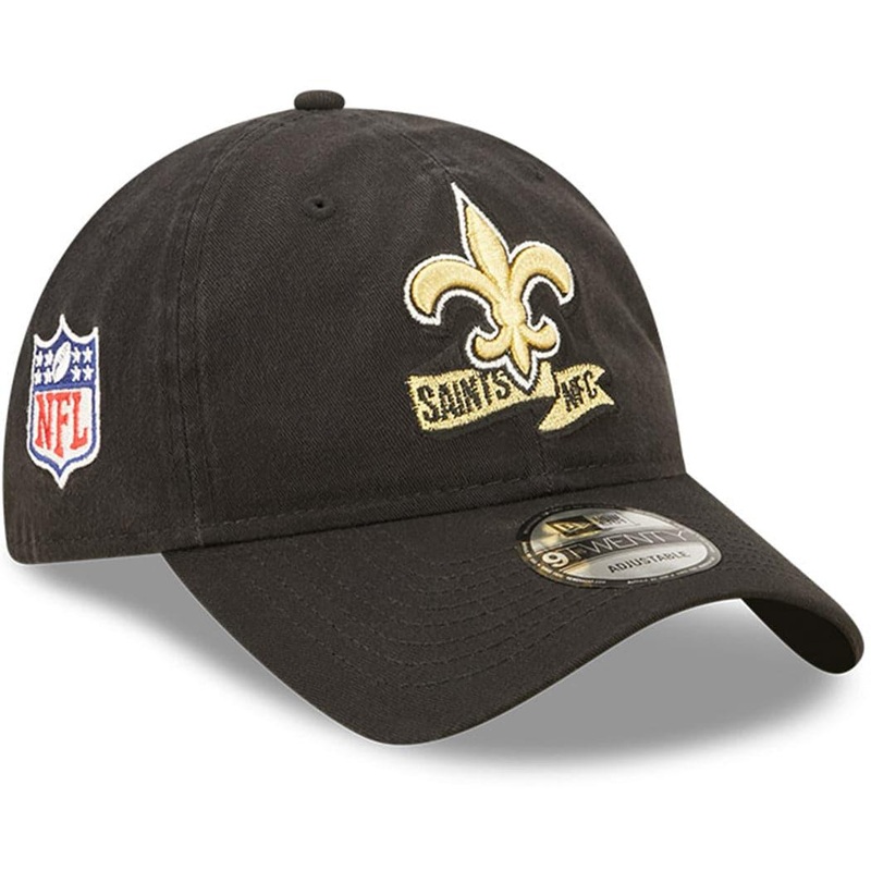 New Orleans Saints New Era NFL 22 Sideline 9TWENTY Strapback Hat – Black