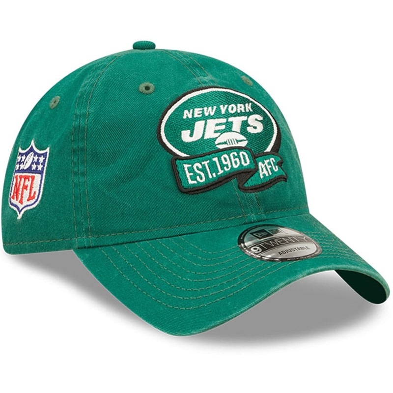 New York Jets New Era NFL 22 Sideline 9TWENTY Strapback Hat – Green