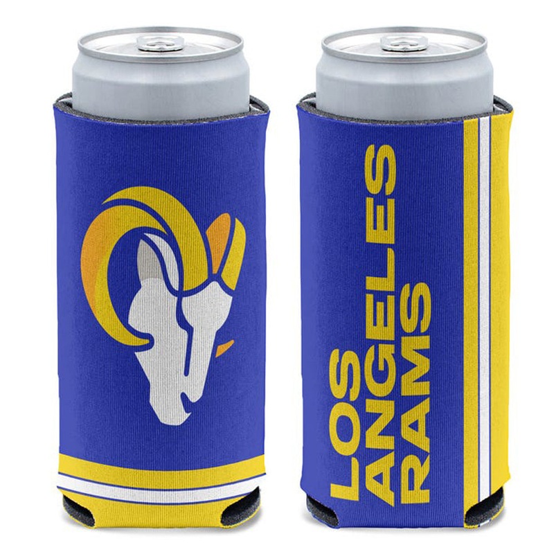 NFL Los Angeles Rams WinCraft 12oz Slim Logo Can Cooler – Blue