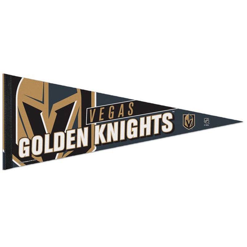 NHL Vegas Golden Knights WinCraft Stripe Premium Pennant – Black