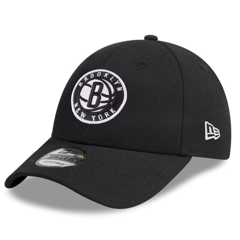 Brooklyn Nets New Era NBA Team 9FORTY Snapback Hat – Black
