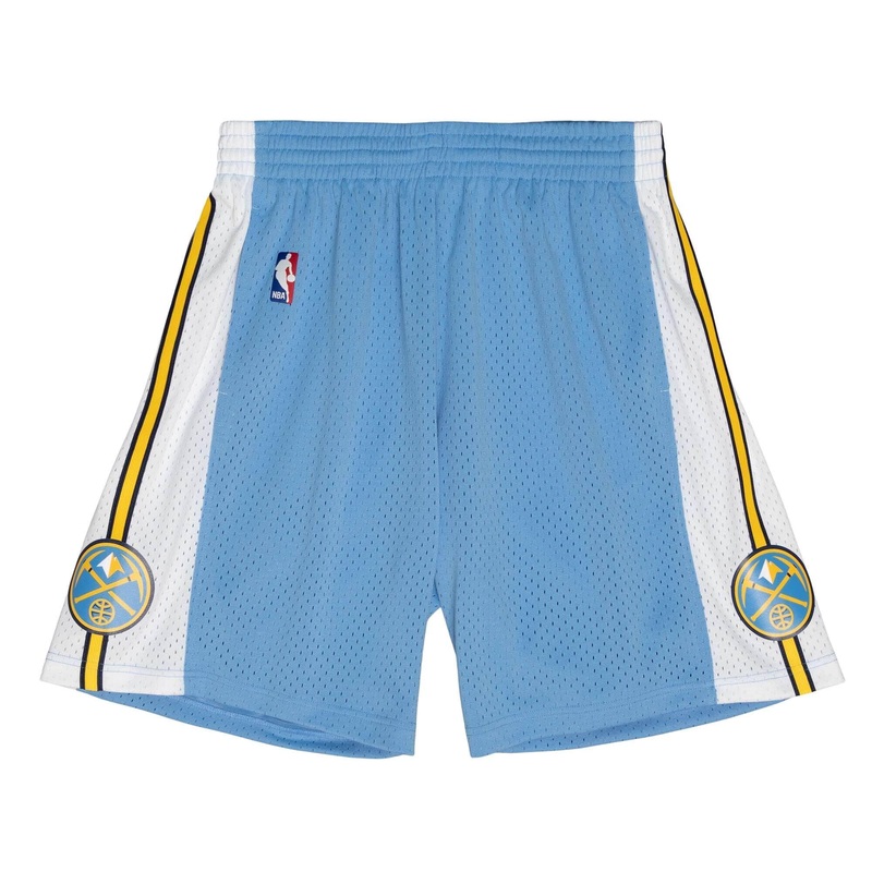 Denver Nuggets 16-17 Home Mitchell & Ness NBA Swingman Shorts – Blue