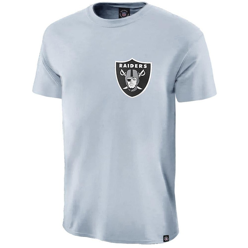 Las Vegas Raiders Majestic NFL Jeaner Logo T-Shirt – Blue Fog