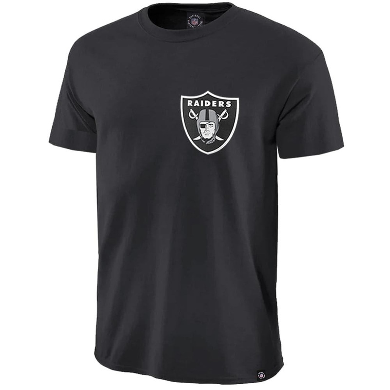 Las Vegas Raiders Majestic NFL Jeaner Logo T-Shirt – Faded Black