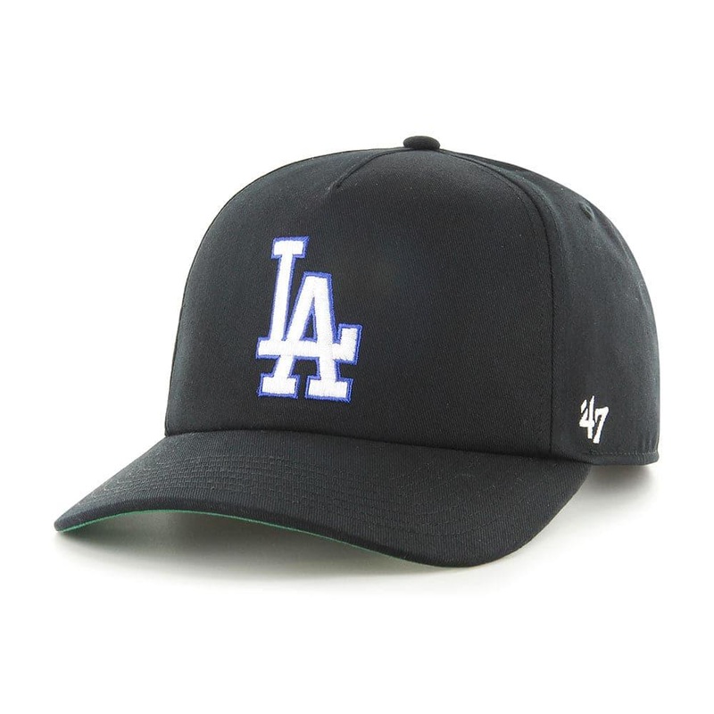 Los Angeles Dodgers ’47 MLB Team Nantasket Pre-Curved Snapback Hat – Black