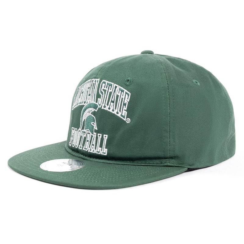 Michigan State Spartans NCAA Team Arch Deadstock Snapback Hat – Green