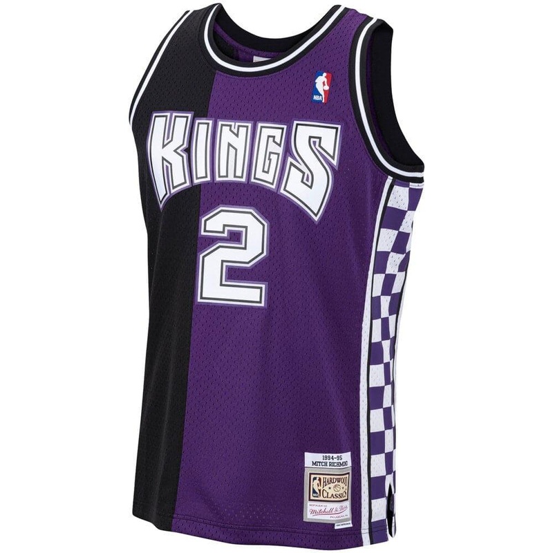 Mitch Richmond Sacramento Kings 94-95 Road Mitchell & Ness NBA Swingman Jersey – Purple