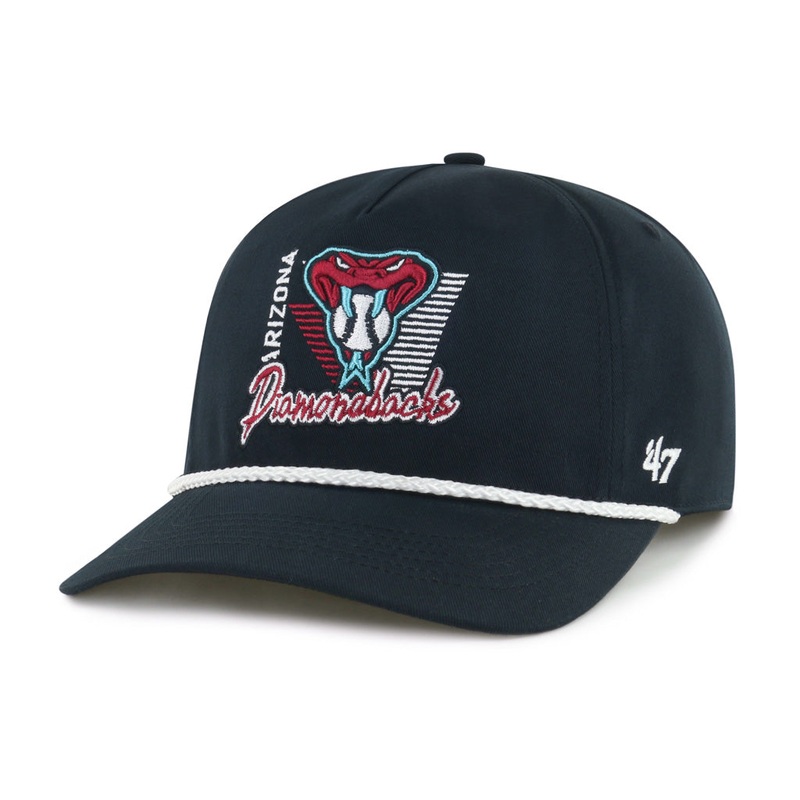 MLB Arizona Diamondbacks ’47 Splint Hitch Snapback Hat – Black