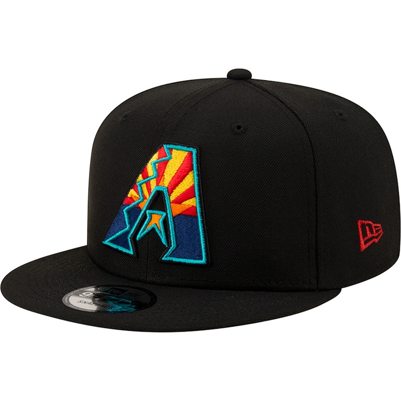 MLB Arizona Diamondbacks New Era State Flag 9FIFTY Snapback Hat – Black