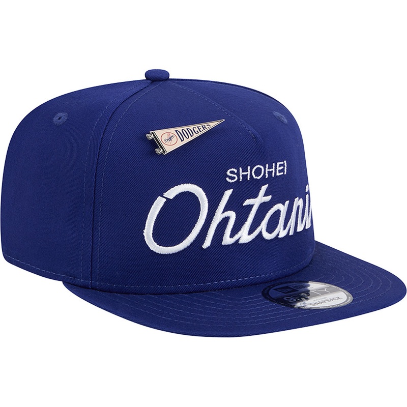 MLB Los Angeles Dodgers Shohei Ohtani New Era Player Name 9FIFTY A-Frame Snapback Hat – Blue