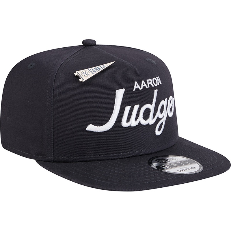 MLB New York Yankees Aaron Judge New Era Player Name 9FIFTY A-Frame Snapback Hat – Navy