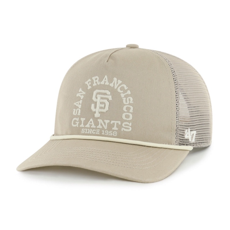 MLB San Francisco Giants ’47 Ranchero Hitch Snapback Trucker Hat – Khaki