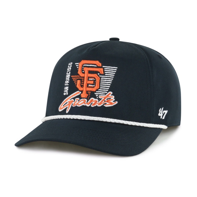 MLB San Francisco Giants ’47 Splint Hitch Snapback Hat – Black