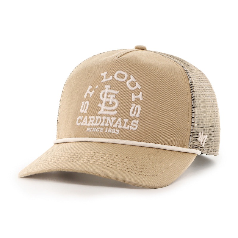 MLB St. Louis Cardinals ’47 Ranchero Hitch Snapback Trucker Hat – Khaki
