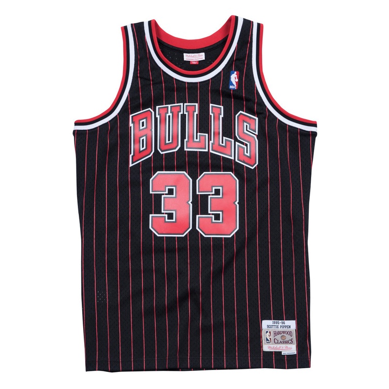 NBA Chicago Bulls Scottie Pippen Mitchell & Ness ’95 Retro Swingman Jersey – Black