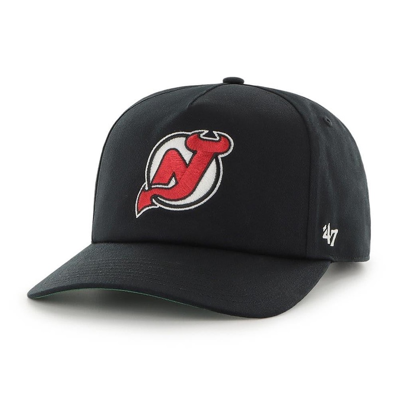 New Jersey Devils ’47 NHL Team Nantasket Pre-Curved Snapback Hat – Black