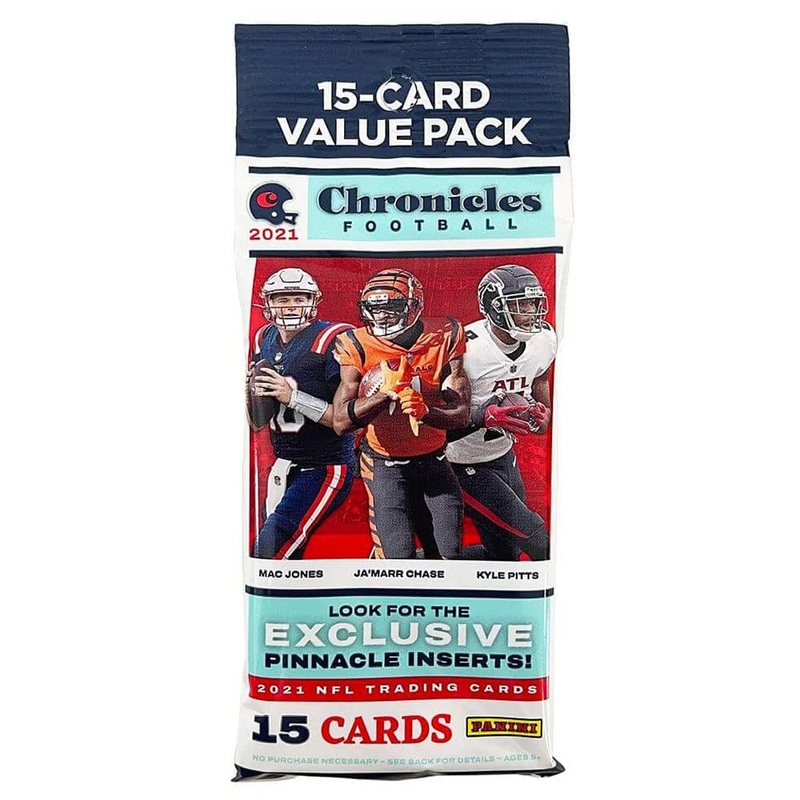 21-22 Panini NFL Chronicles Football Trading Card Value Fat Pack