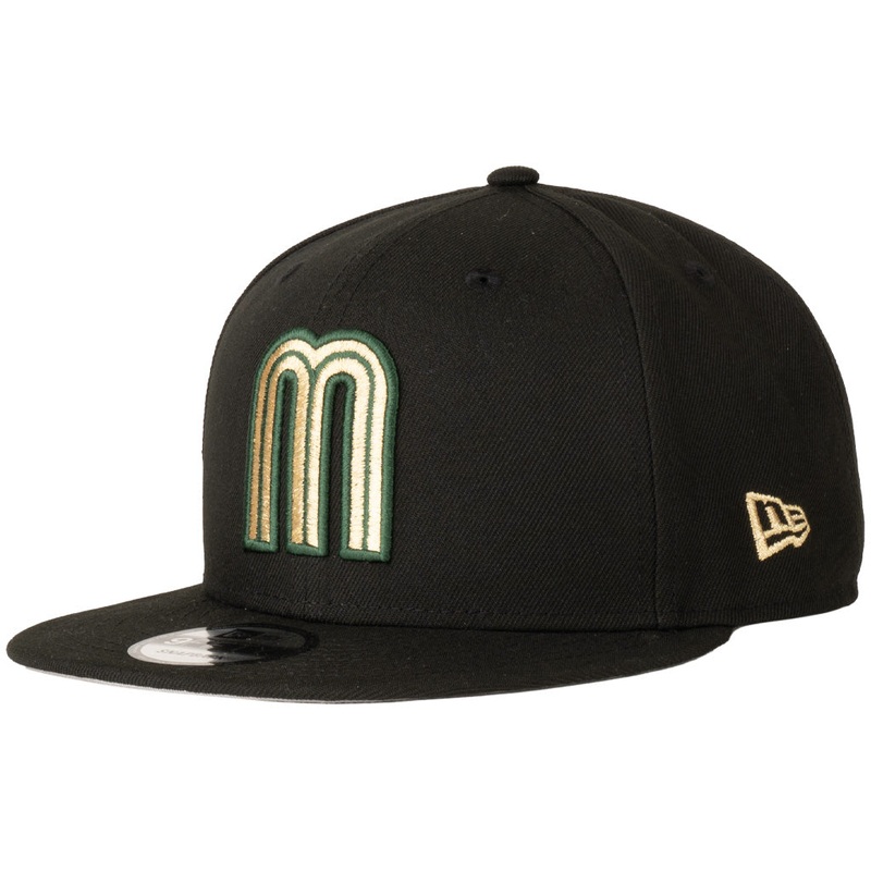 Mexico New Era Team Gold Refresh 9FIFTY Snapback Hat – Black