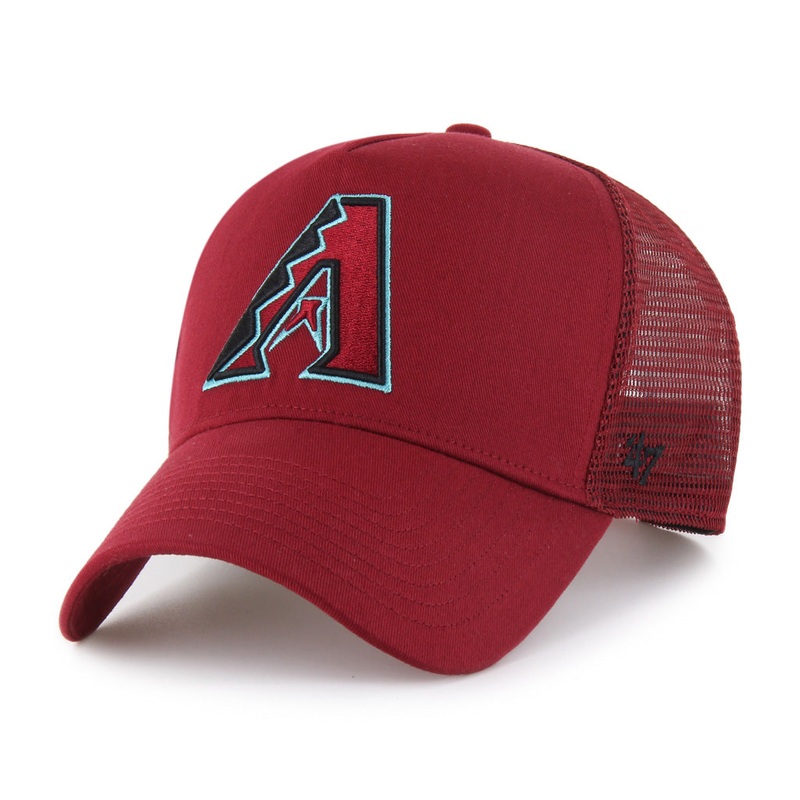 MLB Arizona Diamondbacks ’47 Ballpark Offside Snapback Trucker Hat – Red