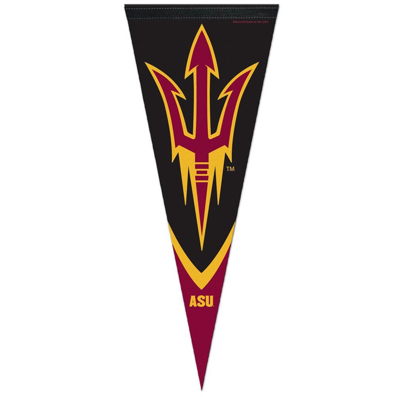 NCAA Arizona State Sun Devils WinCraft Stripe Premium Pennant – Black