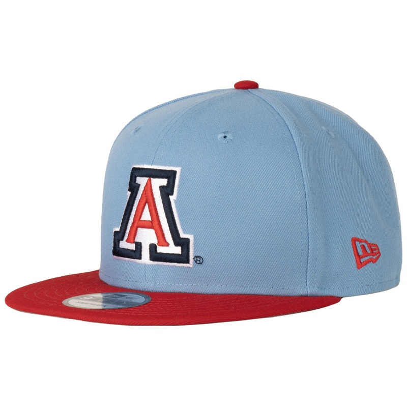 NCAA Arizona Wildcats New Era Two-Tone Primary Baseball Jersey Hook 9FIFTY Snapback Hat – Blue