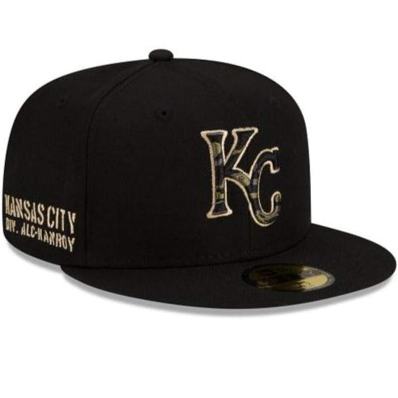 New Era Kansas City Royals Tiger Camo Undervisor 59FIFTY Fitted Hat