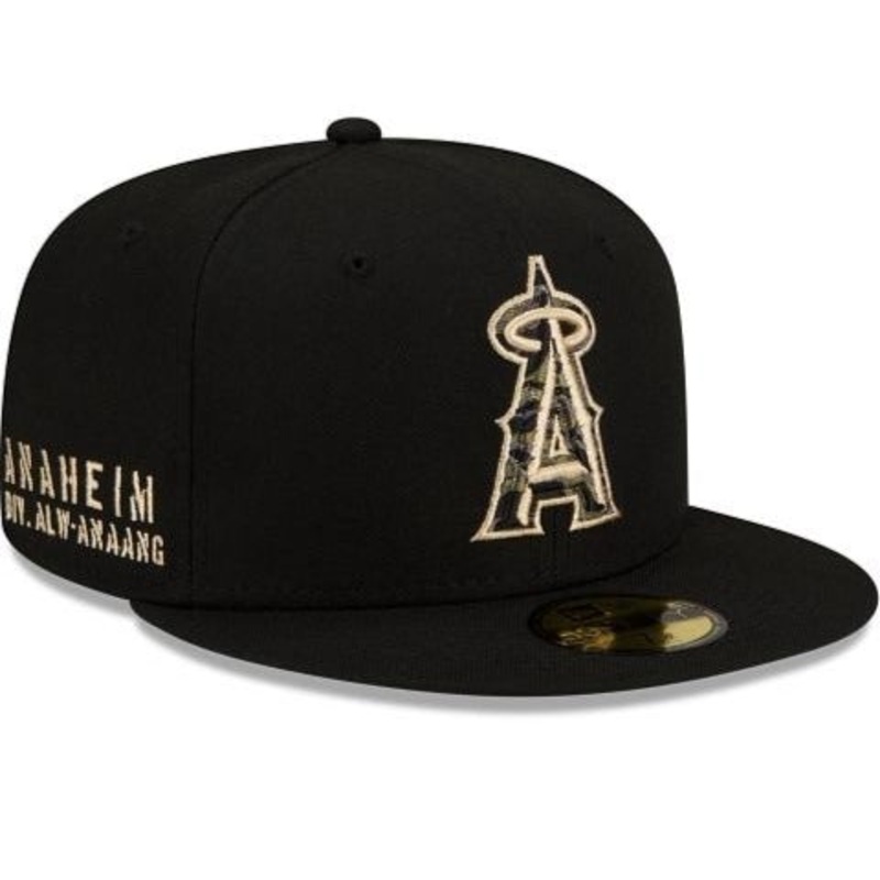 New Era Los Angeles Angels Tiger Camo Undervisor 59FIFTY Fitted Hat