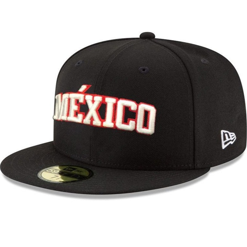 New Era Mxico Script Black/Red 59FIFTY Fitted Hat