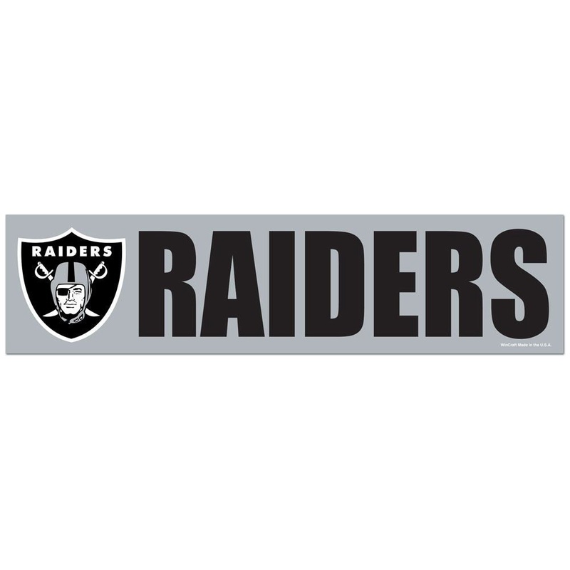 NFL Las Vegas Raiders WinCaft Bumper Sticker