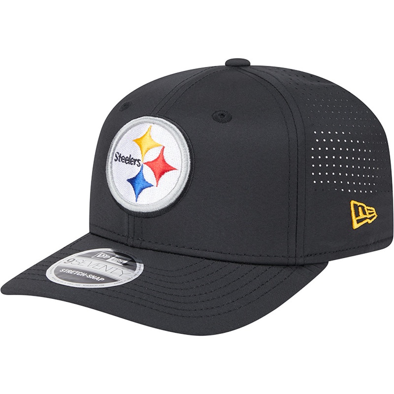NFL Pittsburgh Steelers New Era Perform 9SEVENTY Stretch Snapback Hat – Black