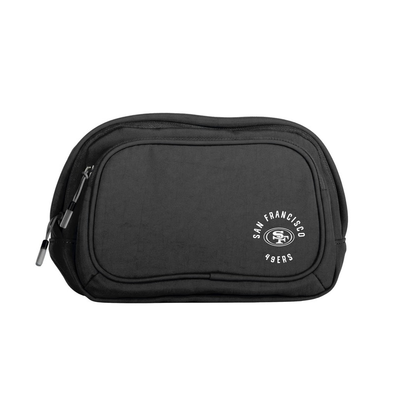 NFL San Francisco 49ers Logo Brands Everyday Belt Bag – Black