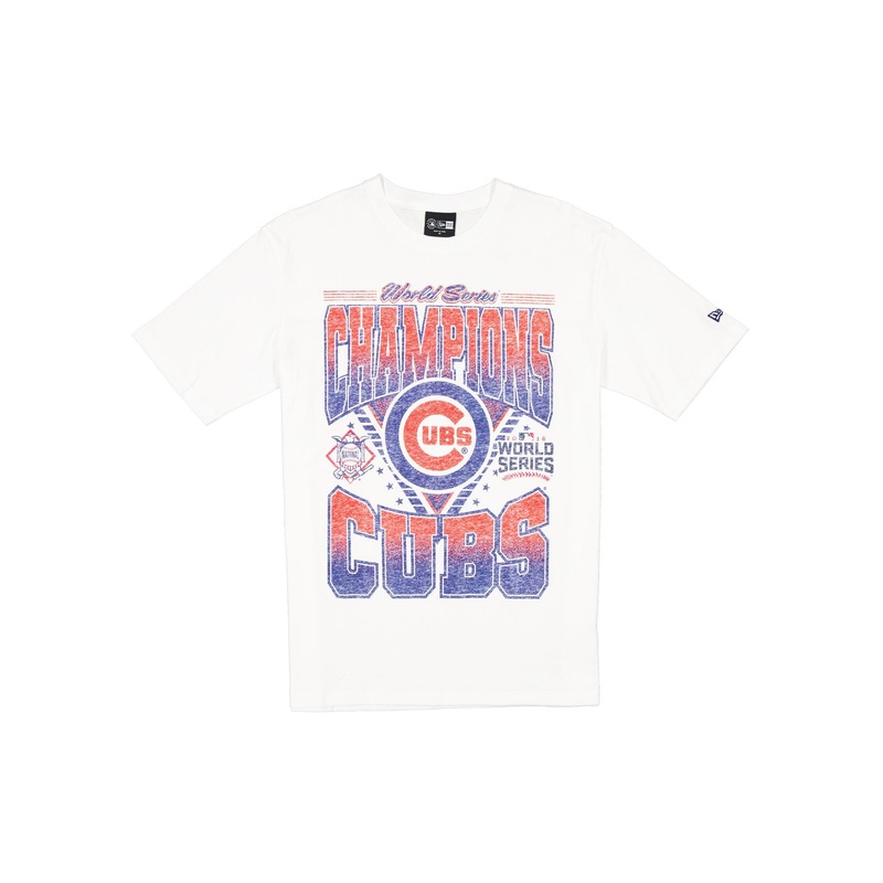 Chicago Cubs Sport Classics Washed Optic White T-Shirt