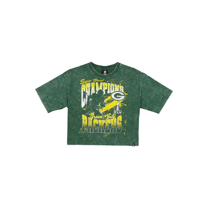 Green Bay Packers Sport Classics Women’s Cropped T-Shirt