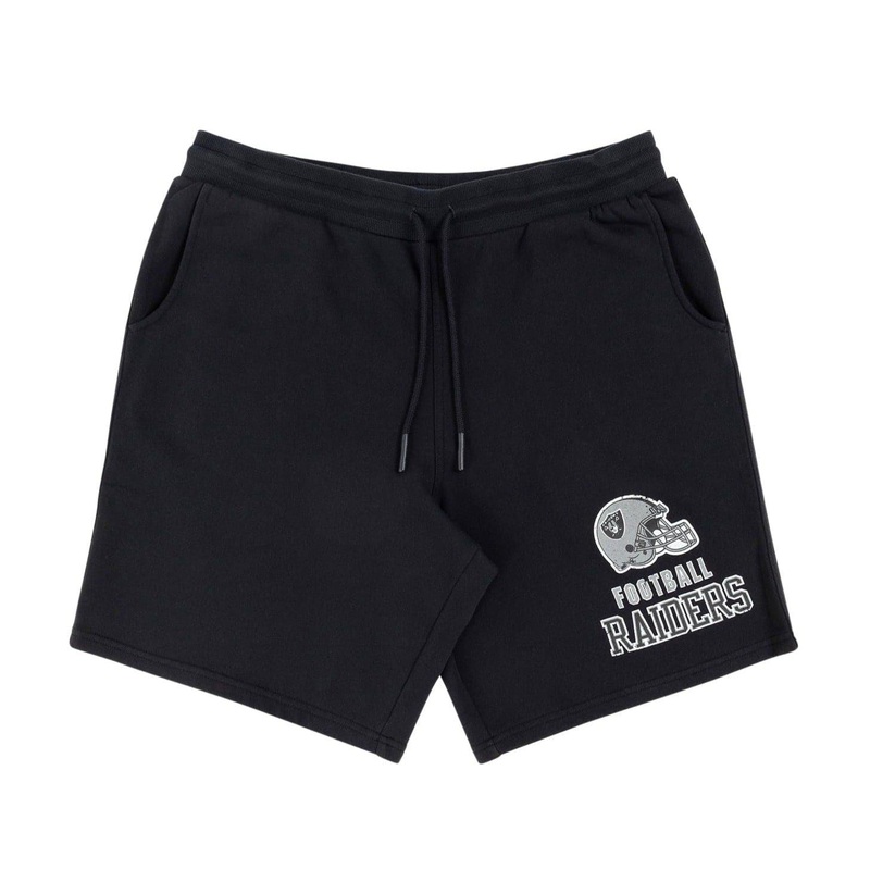 Las Vegas Raiders Mitchell & Ness NFL Team Selection Fleece Shorts – Faded Black