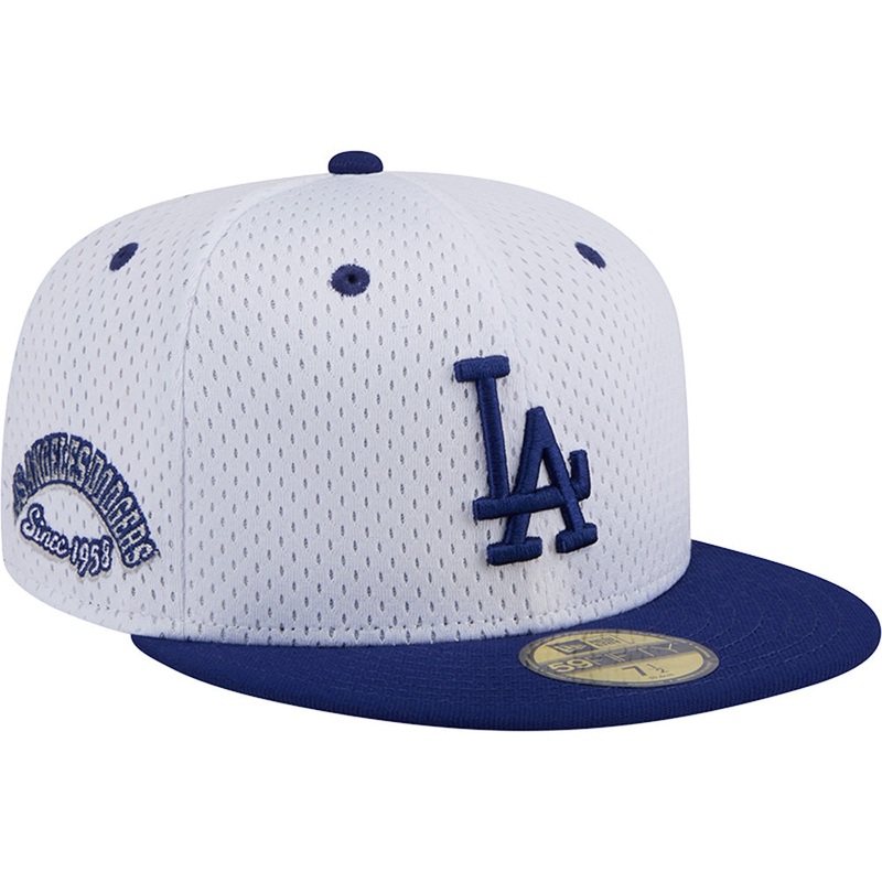 MLB Los Angeles Dodgers New Era Jersey Mesh 59FIFTY Fitted Hat