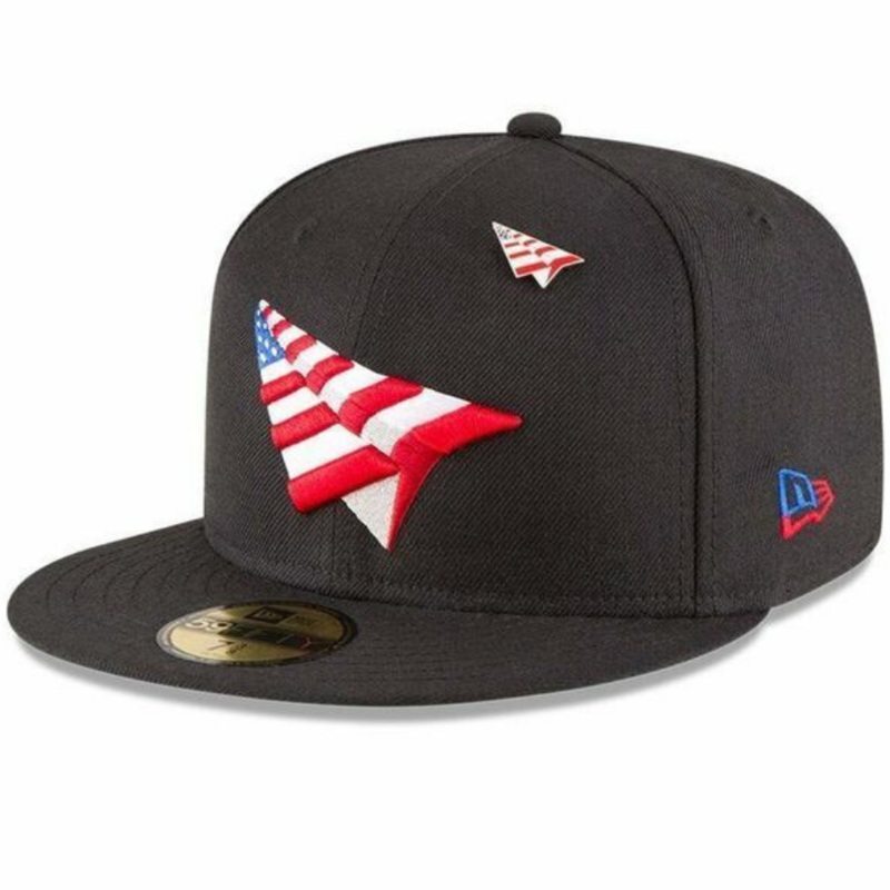 New Era American Dream Black Paper Planes 59FIFTY Fitted Hat