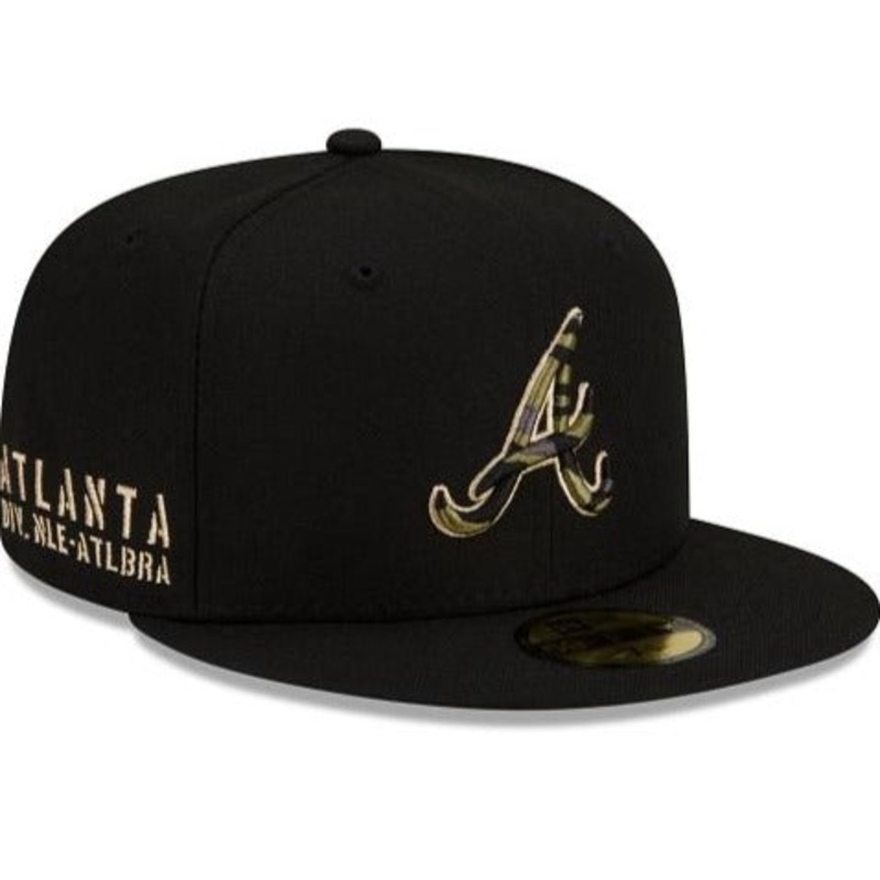 New Era Atlanta Braves Tiger Camo Undervisor 59FIFTY Fitted Hat