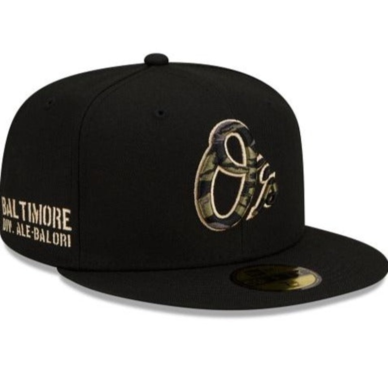 New Era Baltimore Orioles Tiger Camo Undervisor 59FIFTY Fitted Hat