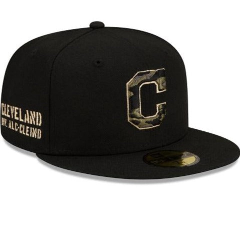 New Era Cleveland Indians Tiger Camo Undervisor 59FIFTY Fitted Hat