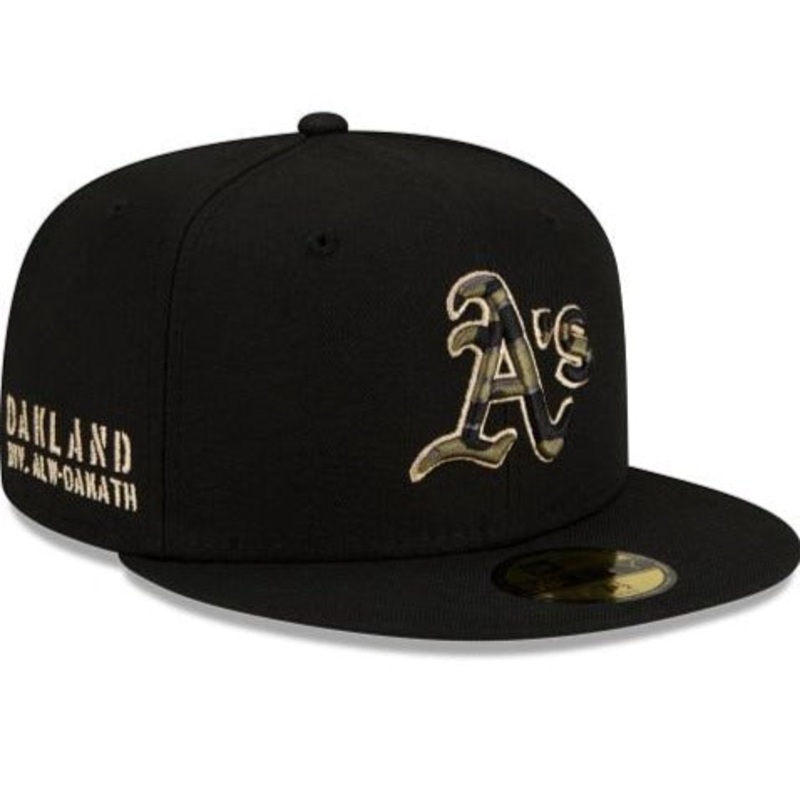 New Era Oakland Athletics Tiger Camo Undervisor 59FIFTY Fitted Hat