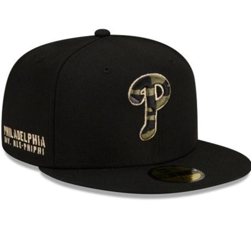 New Era Philadelphia Phillies Tiger Camo Undervisor 59FIFTY Fitted Hat